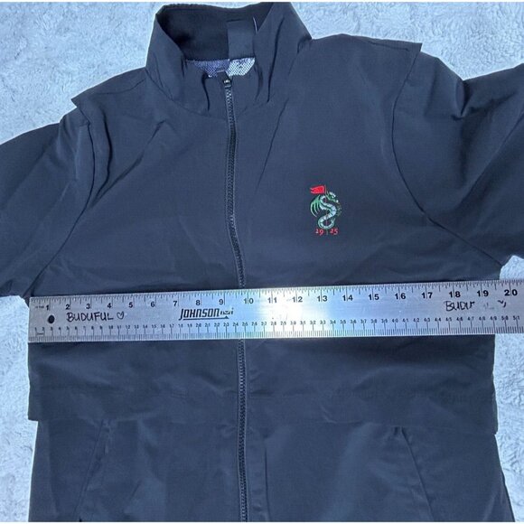 Nike Shield Mens Small Full-Zip Windrunner Running Jacket Black Lightweight - Picture 5 of 8